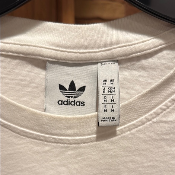 Adidas Limited Edition from Europe White Graphic Men's T-Shirt - Picture 3 of 9